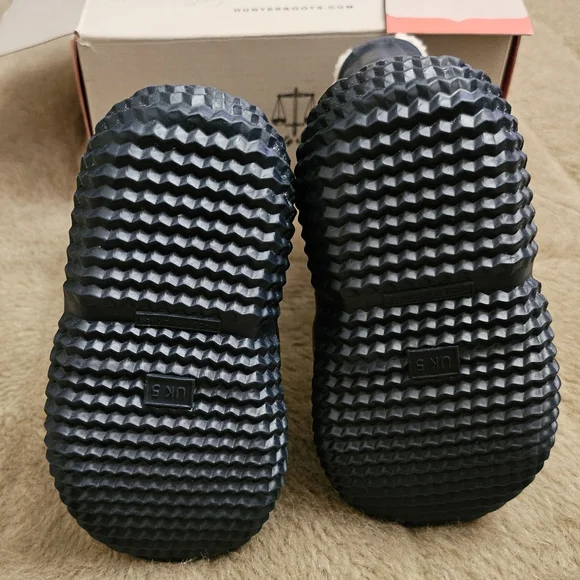 NEW box Hunter kids Original Sherpa Boots size 7 girls - Picture 9 of 12